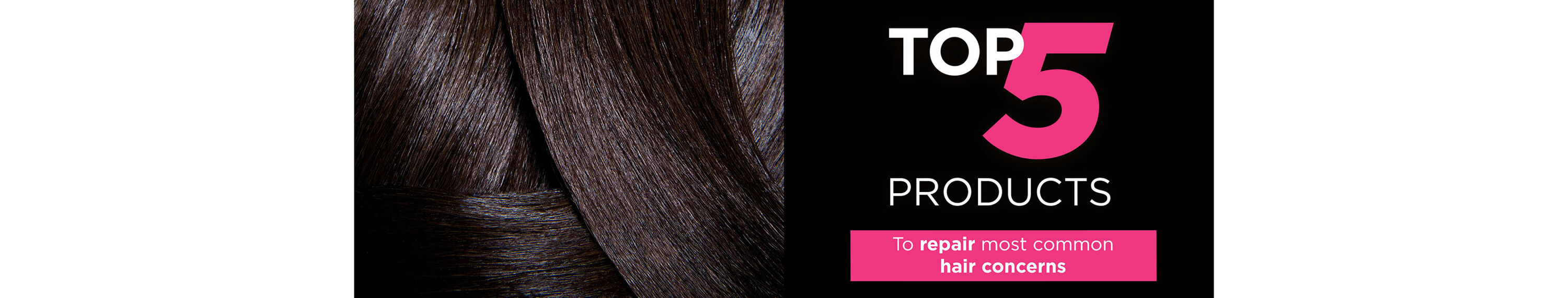 Top 5 products to repair most common hair concerns